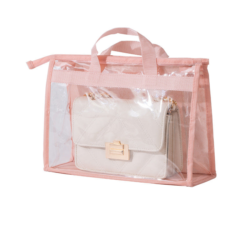 Breathable Moisture-Proof Bag Dust Bag Wardrobe Sealed Leather Bag Protection Finishing Storage Bag Transparent Hanging Bag Storage Artifact