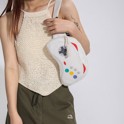 Design Sense Bag Messenger Waist Bag Niche All match Foreign Trade New Women's Bag Casual Summer Game Controller Chest Bag