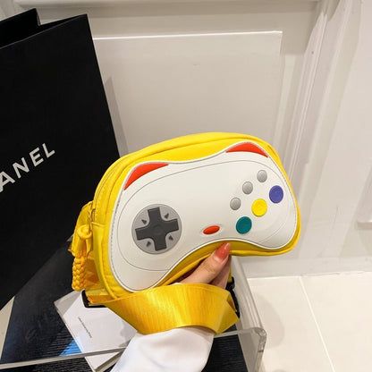 Design Sense Bag Messenger Waist Bag Niche All match Foreign Trade New Women's Bag Casual Summer Game Controller Chest Bag