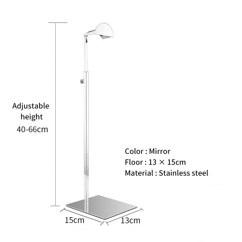 Stainless Steel Hanging Bag Display Rack Support Bag Rack Floor Men's And Women's Handbags Bag Display Rack