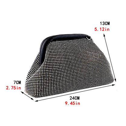 New Diamond Studded Evening Bag European And American Ladies Banquet Bag Dress Hand Evening Bag