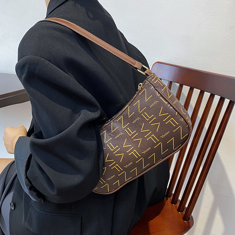Chain Bag New Fashion Summer Retro Small Square Bag Single Shoulder Messenger Bag Women's Fashion Hand Carrying Armpit Bag