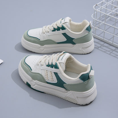 Korean version Instagram female student height increasing thick soled sports board shoes casual shoes trend