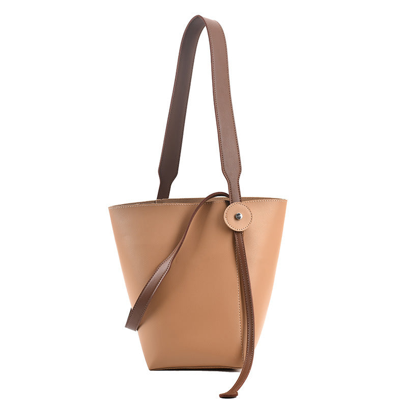 Small Fresh And Sweet Shoulder Bag Personality Female Bag Trend Line Bucket Mother Bag New Fashion Messenger Bag