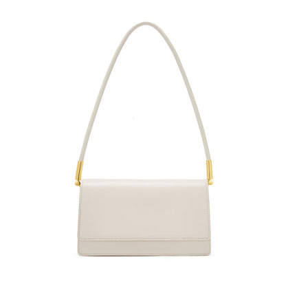 Leather women's bag temperament trend armpit bag retro shoulder handbag fashion simple organ bag