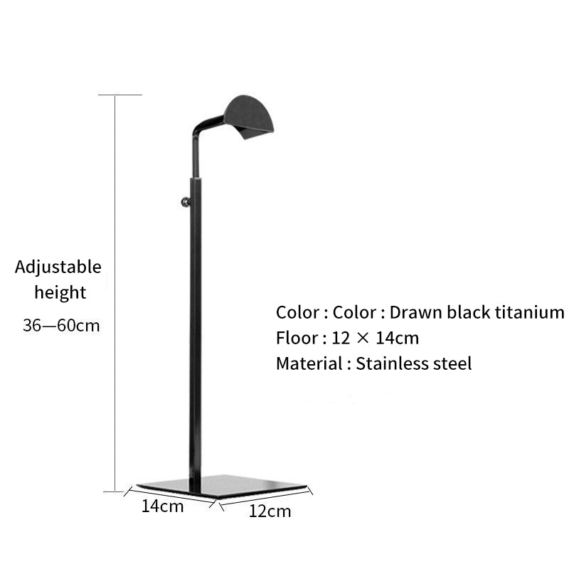 Stainless Steel Hanging Bag Display Rack Support Bag Rack Floor Men's And Women's Handbags Bag Display Rack