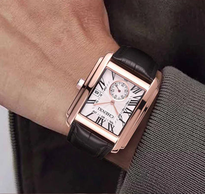 CHENXI Top Brand Luxury Men's Watch Waterproof Date Clock Fashion Male Sports Watches Men Quartz Casual Leather Wrist Watch