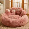 Wholesale Dog House Winter Medium Large Dogs Corgi Golden Retriever Solid Eco-friendly Fleece Sofa Sleeping Mat Dog Bed Pet