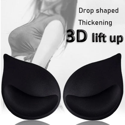 3D Lift Up Sponge Bra Pads for Bikini Women Underwear Breast Lifting Plasticity Padded Bra Lining Swimsuit Bra Inserts Pad
