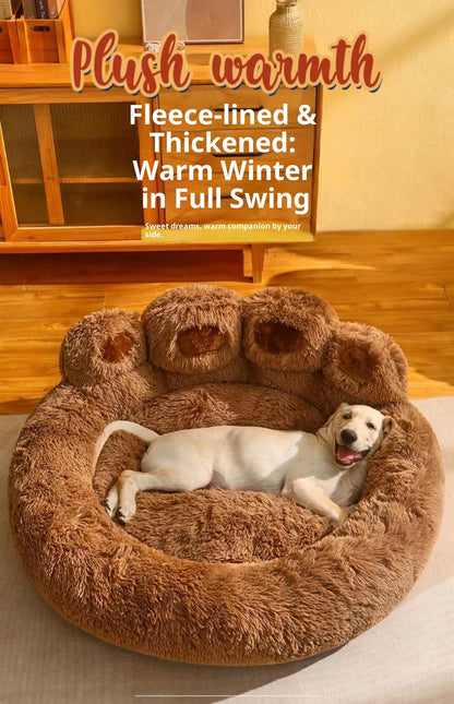 Wholesale Dog House Winter Medium Large Dogs Corgi Golden Retriever Solid Eco-friendly Fleece Sofa Sleeping Mat Dog Bed Pet