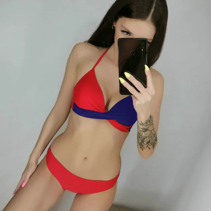 Swimwear Women Swimsuit Sexy Bikini 2020 New Push Up Bikini Set Bathing Suit Women Print Floral Beach Wear Bandage Summer Bather