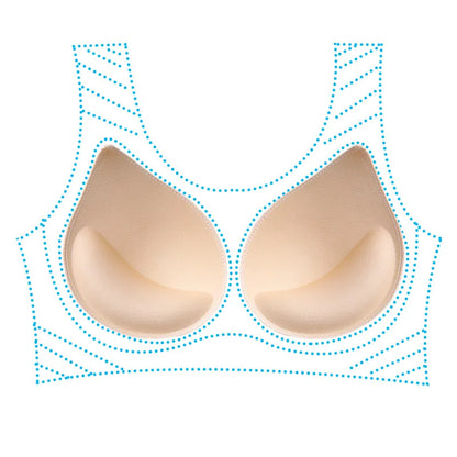 3D Lift Up Sponge Bra Pads for Bikini Women Underwear Breast Lifting Plasticity Padded Bra Lining Swimsuit Bra Inserts Pad
