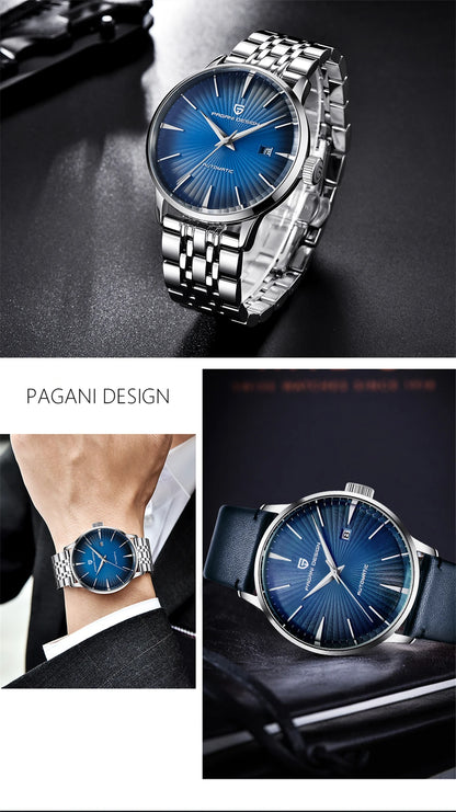 2026 New PAGANI DESIGN Men's Mechanical Watches Top Brand Luxury Automatic Watch For Men Stainless Steel Sports Waterproof Clock