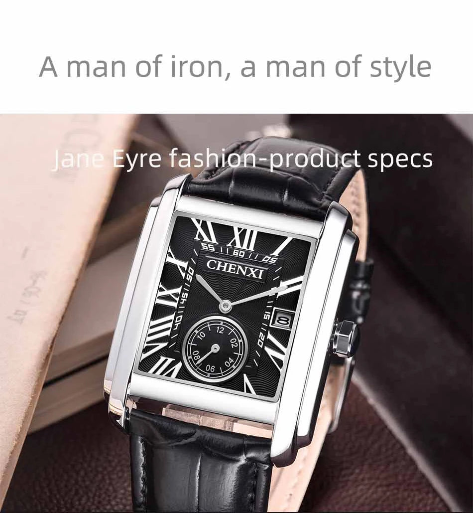 CHENXI Top Brand Luxury Men's Watch Waterproof Date Clock Fashion Male Sports Watches Men Quartz Casual Leather Wrist Watch