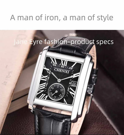 CHENXI Top Brand Luxury Men's Watch Waterproof Date Clock Fashion Male Sports Watches Men Quartz Casual Leather Wrist Watch