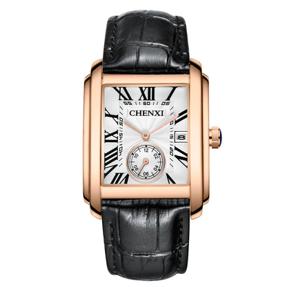 CHENXI Top Brand Luxury Men's Watch Waterproof Date Clock Fashion Male Sports Watches Men Quartz Casual Leather Wrist Watch