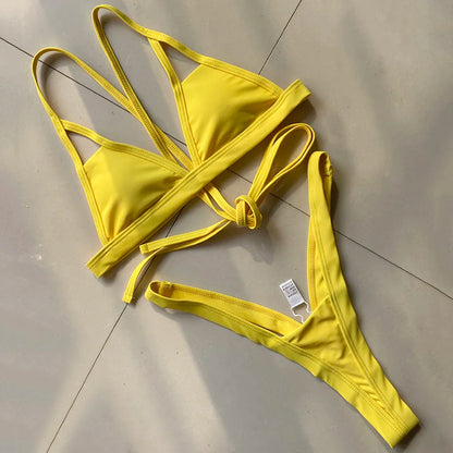 2026 Sexy Extreme Mini Micro Thong Bikini Women Swimsuit Female Swimwear Two Pieces Bikini Set String Bathing Suit Swim Lady