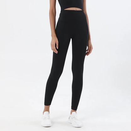 TRY TO BN Gym Leggings Yoga Pants Women Sports Fitness Naked Feeling High Waist Elastic Workout Push Up Leggings Tights Women
