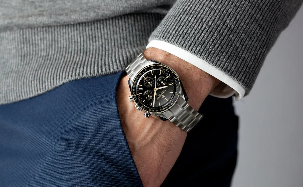 2026 New PAGANI DESIGN Tribute to CK2998 Moon Watch Retro Luxury Quartz Watches For Men Stainless steel Sport Chronograph Man