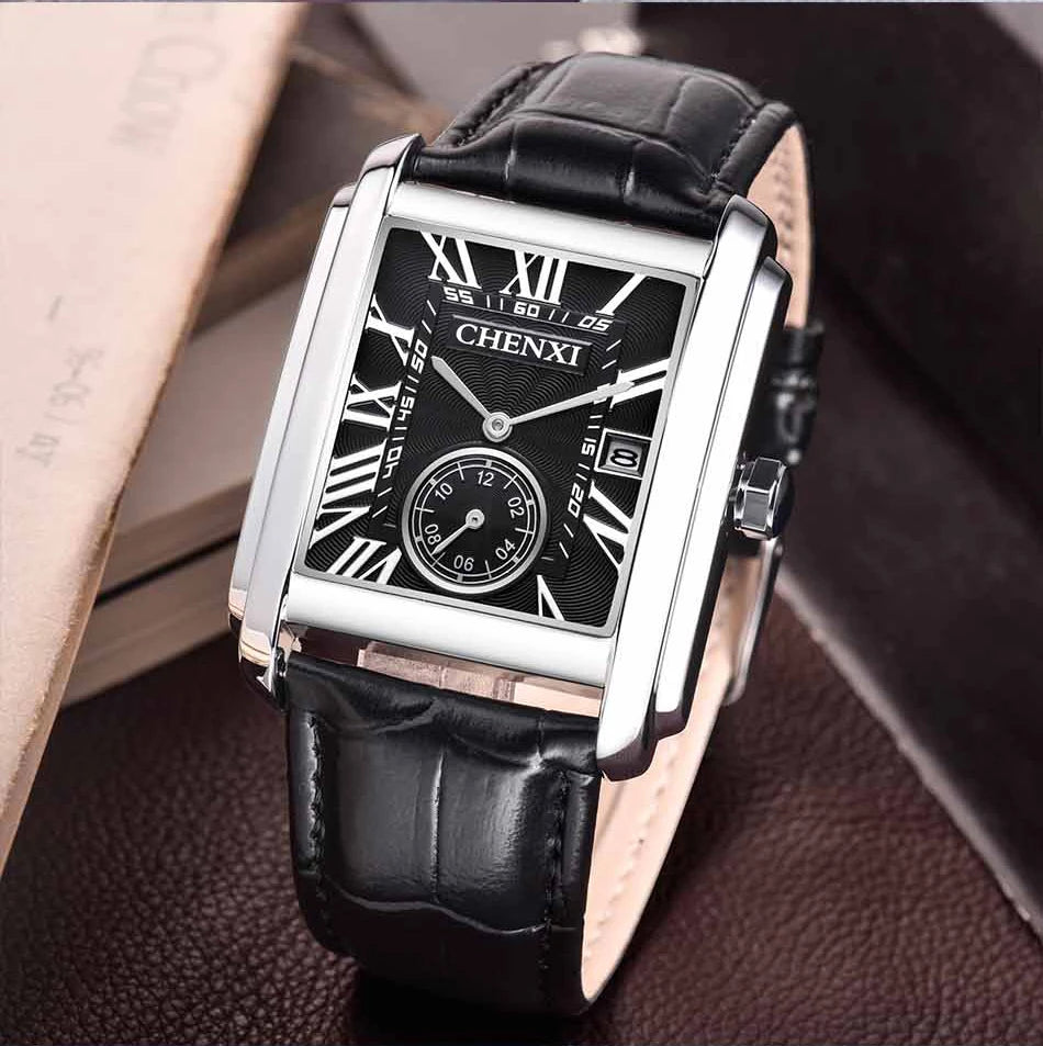 CHENXI Top Brand Luxury Men's Watch Waterproof Date Clock Fashion Male Sports Watches Men Quartz Casual Leather Wrist Watch