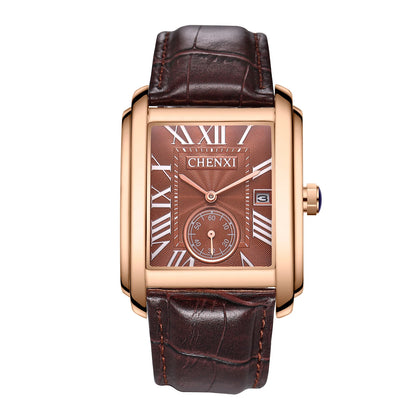 CHENXI Top Brand Luxury Men's Watch Waterproof Date Clock Fashion Male Sports Watches Men Quartz Casual Leather Wrist Watch