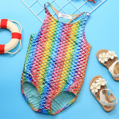 Princess Swimsuit Mermaid Mirabel Isabella Swimsuit Set Girl Summer Beachwear Pool Party Kids Anna Elsa Rapunzel Swimwear Suit