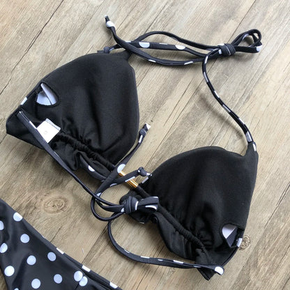 RUOTONGSEPT Sexy Print Bikinis Set Women Swimsuit Bandage Two-Piece Swimwear Brazilian Biquínis Beachwear Bathing Suit 2022 New