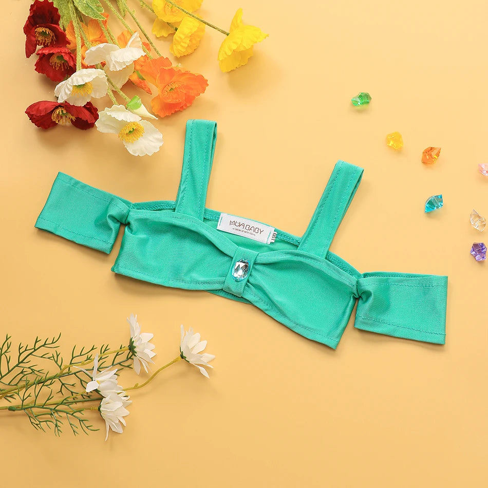 Princess Swimsuit Mermaid Mirabel Isabella Swimsuit Set Girl Summer Beachwear Pool Party Kids Anna Elsa Rapunzel Swimwear Suit