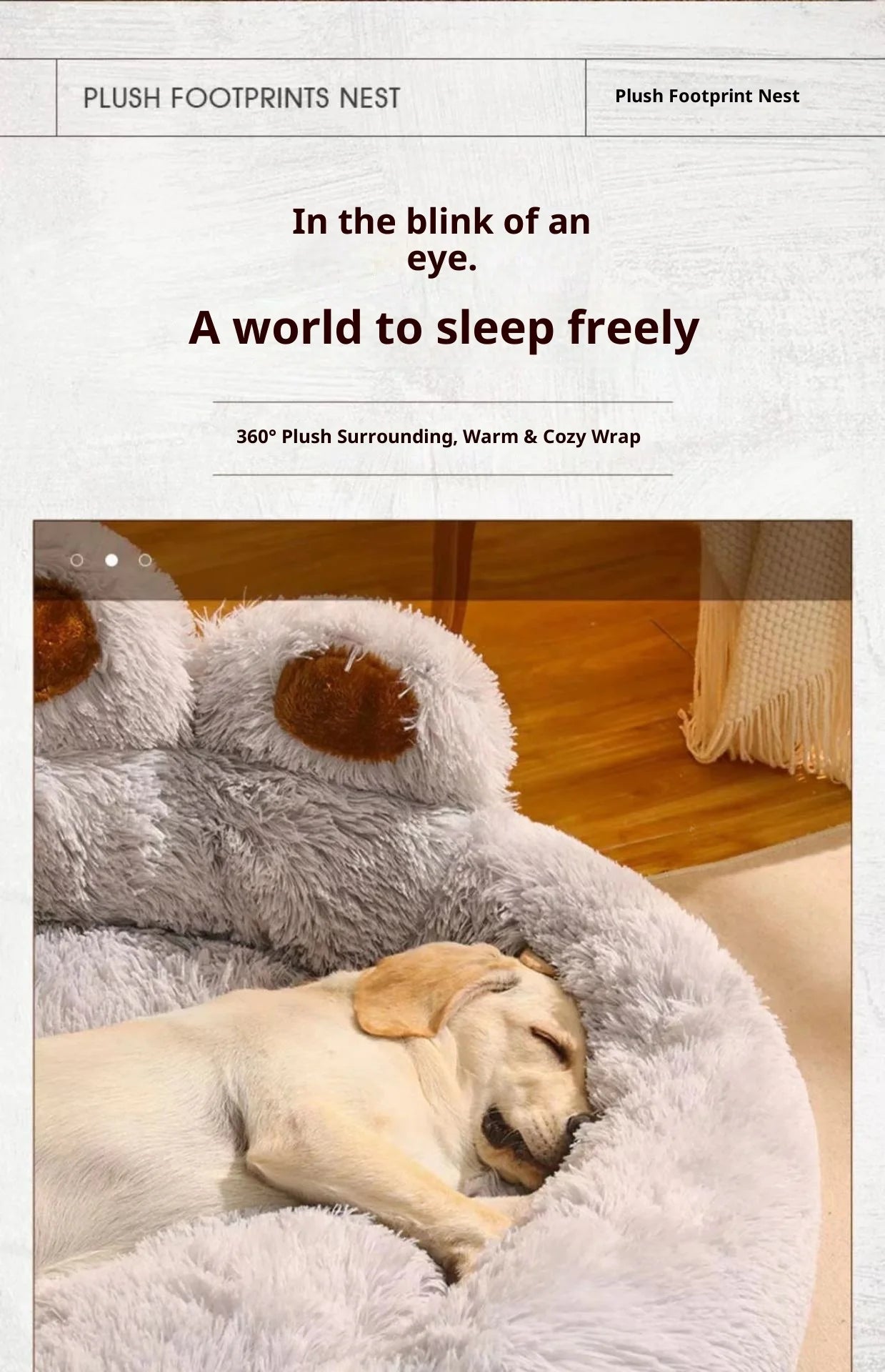 Wholesale Dog House Winter Medium Large Dogs Corgi Golden Retriever Solid Eco-friendly Fleece Sofa Sleeping Mat Dog Bed Pet