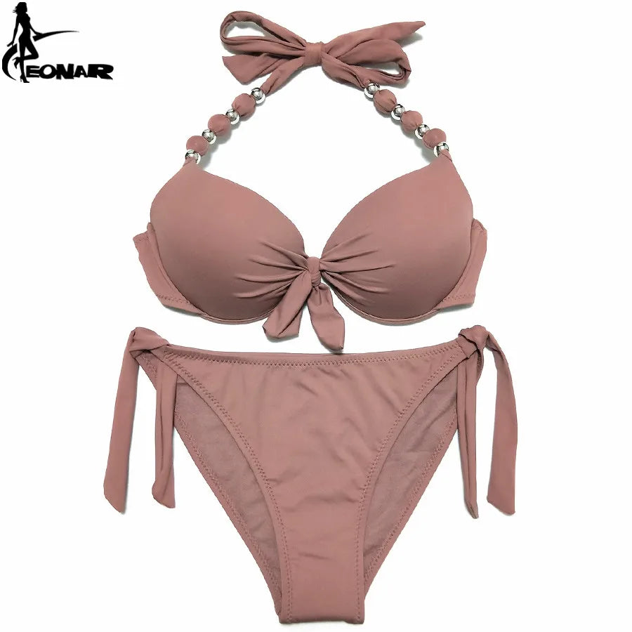 EONAR Women Bikini Offer Combined Size Swimsuit Push Up Bikini Sets Brazilian Bathing Suits Plus Size Swimwear Female XXL