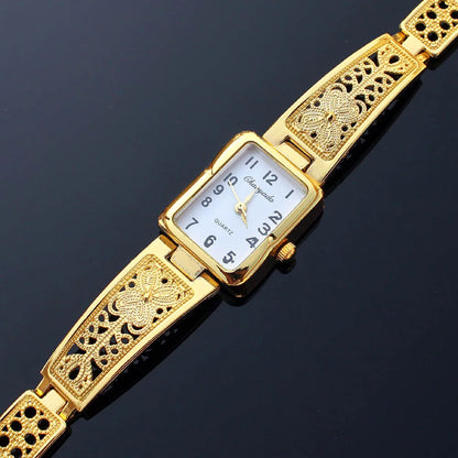 High Quality Women Watches Luxury Wristwatches Ladies Fashion Stainless Steel Bracelet Watch Female Elegant Clock Women