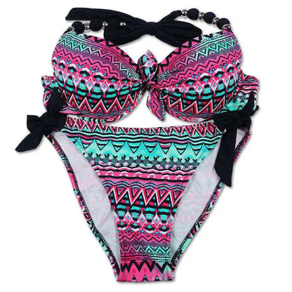 EONAR Women Bikini Offer Combined Size Swimsuit Push Up Bikini Sets Brazilian Bathing Suits Plus Size Swimwear Female XXL