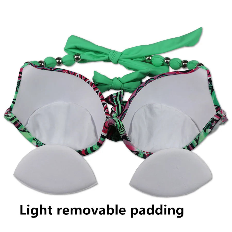 EONAR Women Bikini Offer Combined Size Swimsuit Push Up Bikini Sets Brazilian Bathing Suits Plus Size Swimwear Female XXL