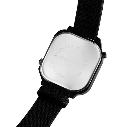 Quartz Mens Watches Top Brand Luxury Canvas Strap Sports Wrist Watch For Men Daul Times Military Relogio Masculino Quartz-watch