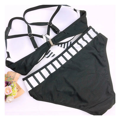 Sexy Swimwear 2025 Bikinis Black  Swimming Suit For Women Dot Polka Swimsuit Padded Push-up Bikini Set