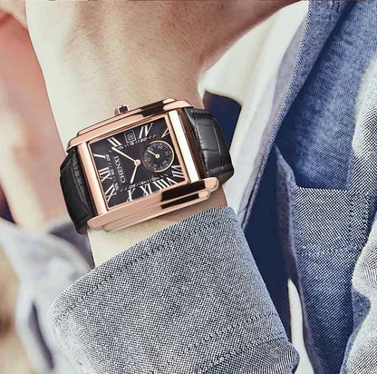 CHENXI Top Brand Luxury Men's Watch Waterproof Date Clock Fashion Male Sports Watches Men Quartz Casual Leather Wrist Watch