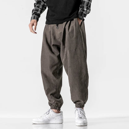 New Autumn Men's Black Pants Hip Hop Streetwear Fashion Jogger Harem Trousers Man Casual Sweatpants Male Pants Big Size M 5XL