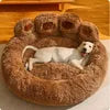 Wholesale Dog House Winter Medium Large Dogs Corgi Golden Retriever Solid Eco-friendly Fleece Sofa Sleeping Mat Dog Bed Pet