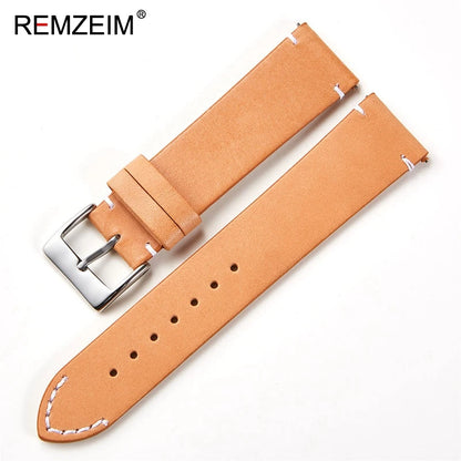 Calfskin Genuine Leather Watchbands Quick Release Watch Band 18mm 20mm 22mm 24mm Smartwatch Strap Watches Accessories