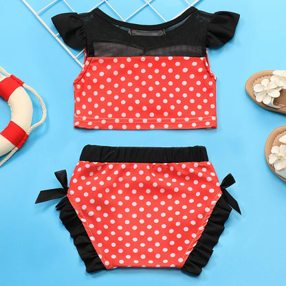 Princess Swimsuit Mermaid Mirabel Isabella Swimsuit Set Girl Summer Beachwear Pool Party Kids Anna Elsa Rapunzel Swimwear Suit