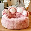 Wholesale Dog House Winter Medium Large Dogs Corgi Golden Retriever Solid Eco-friendly Fleece Sofa Sleeping Mat Dog Bed Pet