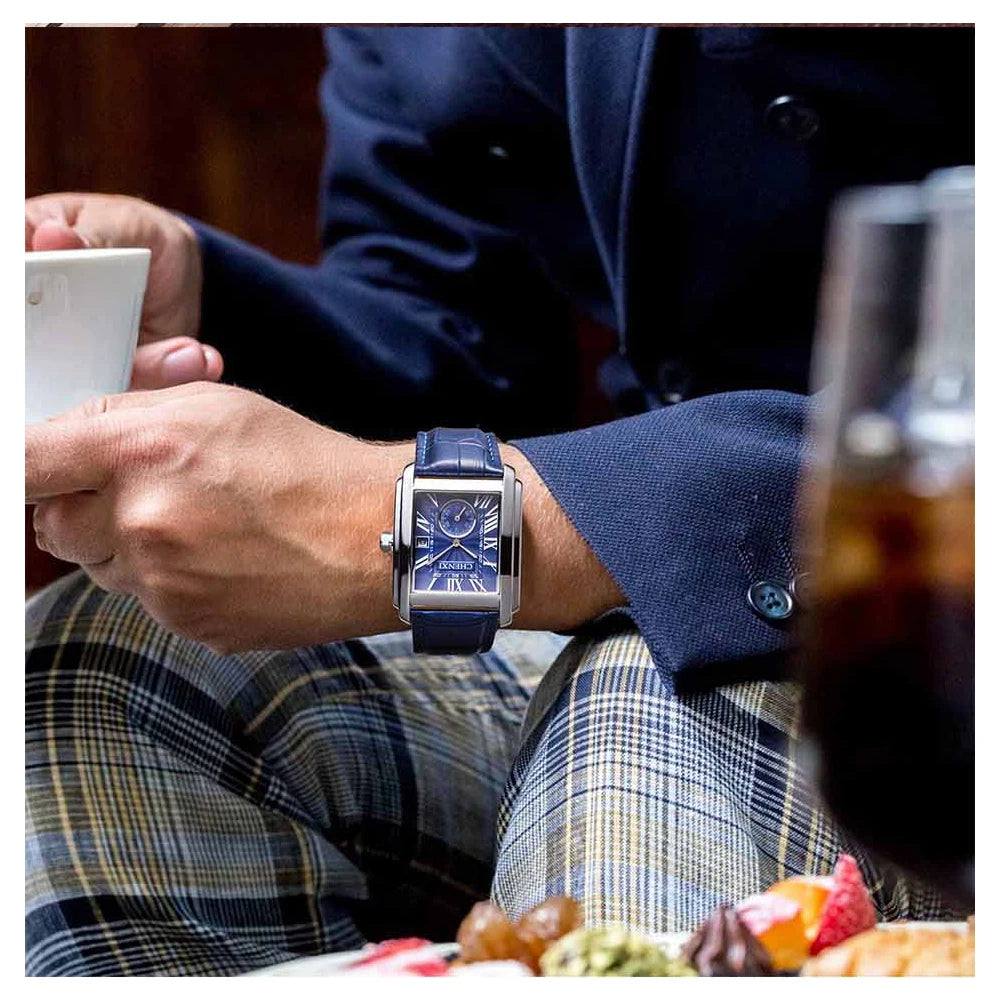 CHENXI Top Brand Luxury Men's Watch Waterproof Date Clock Fashion Male Sports Watches Men Quartz Casual Leather Wrist Watch