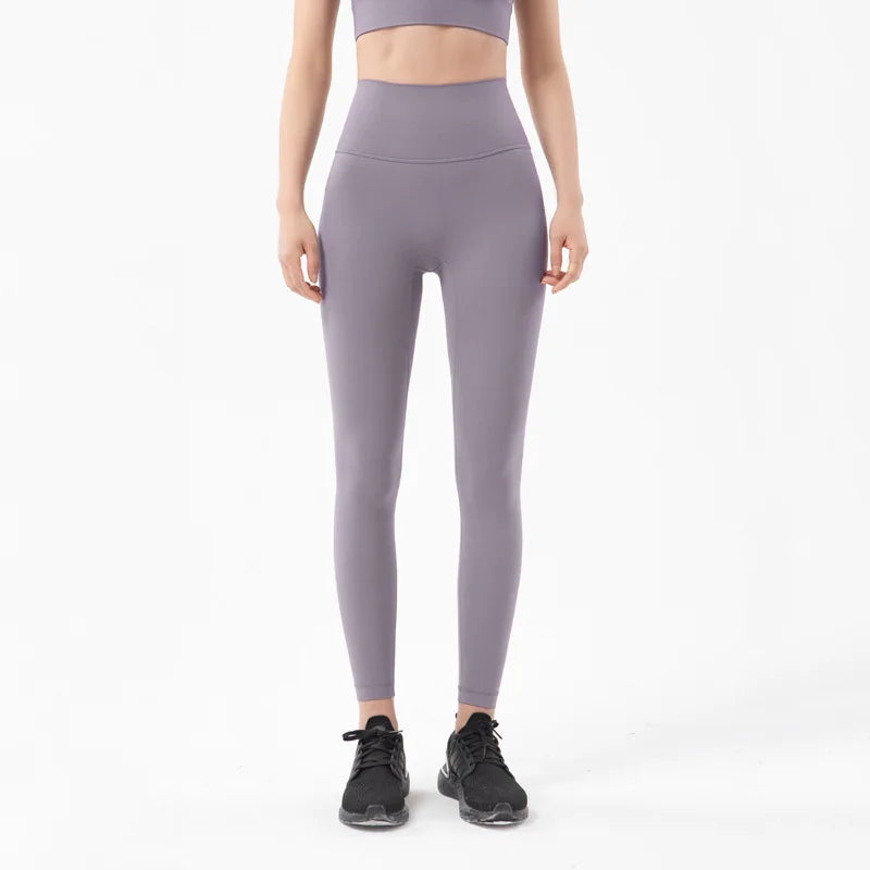 TRY TO BN Gym Leggings Yoga Pants Women Sports Fitness Naked Feeling High Waist Elastic Workout Push Up Leggings Tights Women