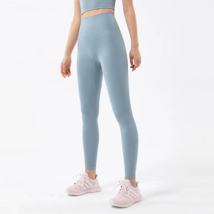 TRY TO BN Gym Leggings Yoga Pants Women Sports Fitness Naked Feeling High Waist Elastic Workout Push Up Leggings Tights Women