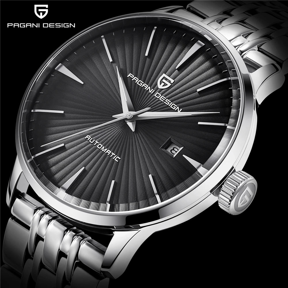 2026 New PAGANI DESIGN Men's Mechanical Watches Top Brand Luxury Automatic Watch For Men Stainless Steel Sports Waterproof Clock