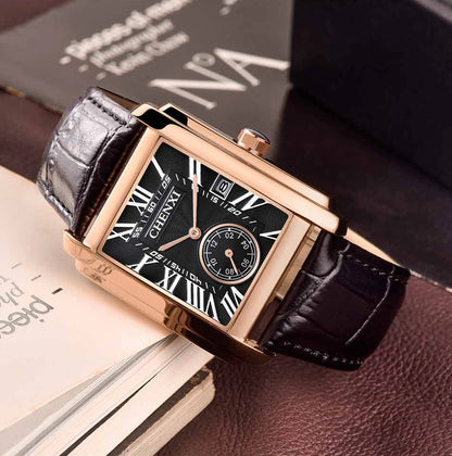 CHENXI Top Brand Luxury Men's Watch Waterproof Date Clock Fashion Male Sports Watches Men Quartz Casual Leather Wrist Watch