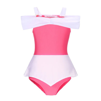 Princess Swimsuit Mermaid Mirabel Isabella Swimsuit Set Girl Summer Beachwear Pool Party Kids Anna Elsa Rapunzel Swimwear Suit