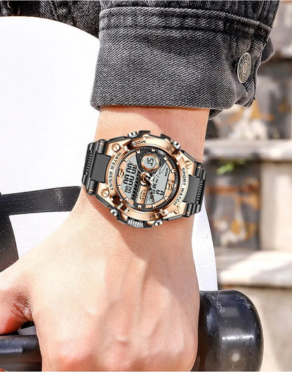 Men Military Watch Digital 50m Waterproof Wristwatch LED Quartz Clock Sport Watch Male Big Watches Men Relogio Masculino