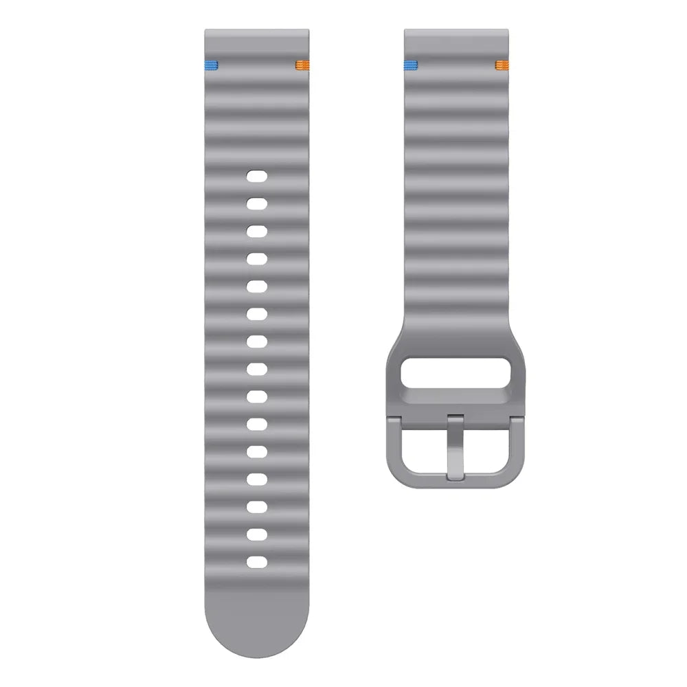 22mm Watch Strap For Xiaomi Watch 2 Pro S4 sport S3 S2 S1 Active/Mi Watch color 2 Smartwatch Watches Band Silicone Wave Bracelet