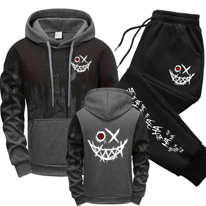 Men Single Piece Sweatshirts Sweatpants Versatile Men's Tracksuit Casual Comfort Fashion Daily Sports Simple Splashed Ink Hoodie